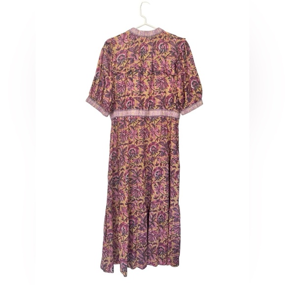 Lola Australia Pacific Boho Belted Midi Dress Size L - Picture 10 of 15
